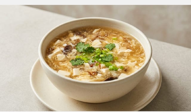Tofu & Vegetable Soup.