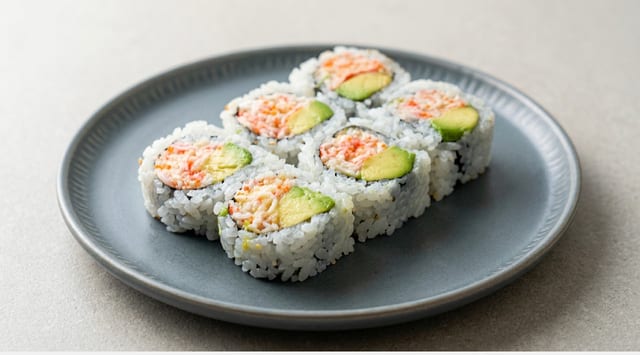 Snow Crab Avocado Roll.