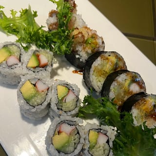 B5 Shrimp Tempura Roll & California Roll