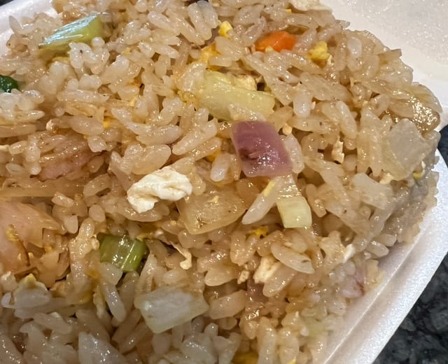 Hibachi fried rice.