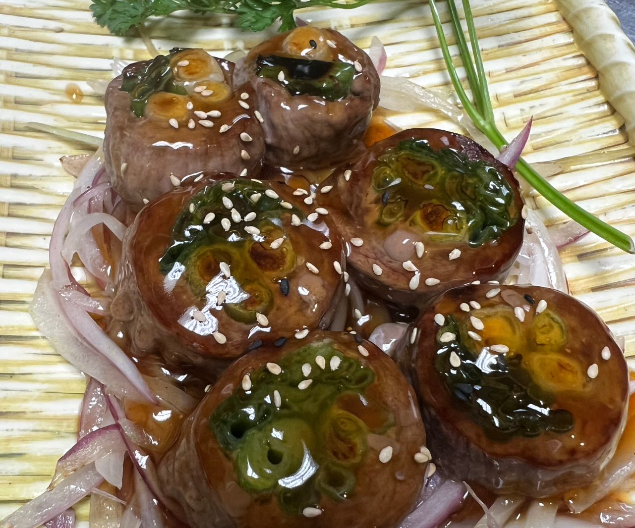 Beef Negimaki App.