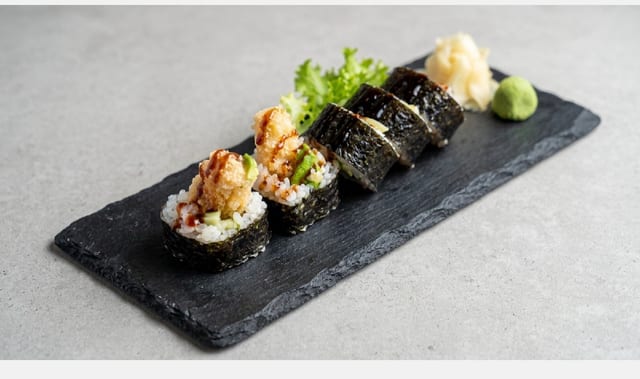 Chicken Tempura Roll.