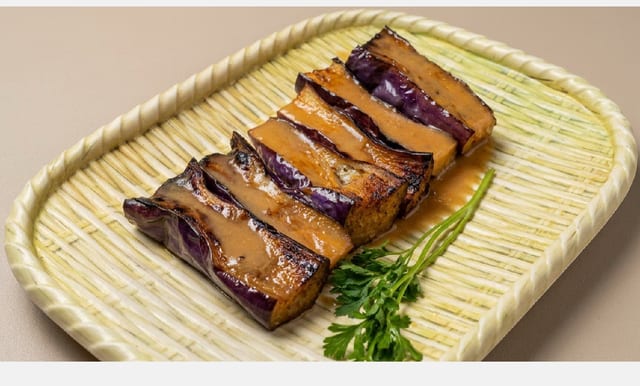 Grilled Miso Eggplant.
