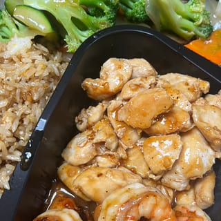 Hibachi Chicken & Shrimp