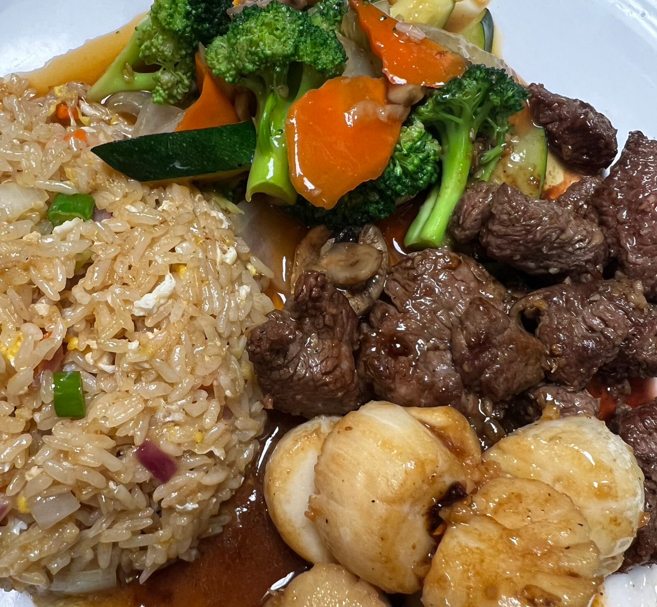 Hibachi Scallop & Steak (Special).