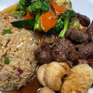 Hibachi Scallop & Steak (Special)