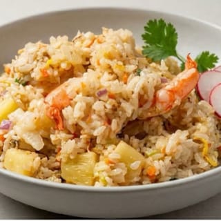 Hawaii Pineapple Shrimp Fried Rice