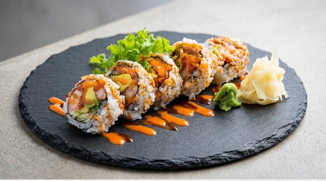 Spicy Carb Tempura Roll（New).