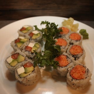B4 Spicy Carb Roll & Philadelphia Roll