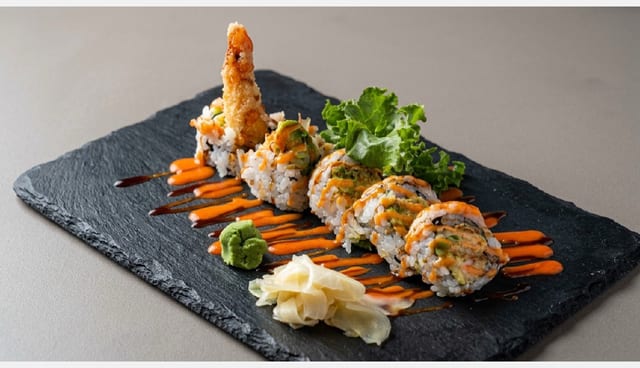 Crispy Shrimp Tempura Roll (New).