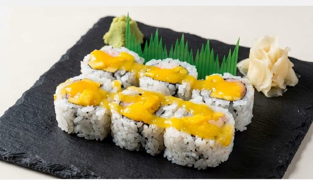 Mango Shrimp Roll.