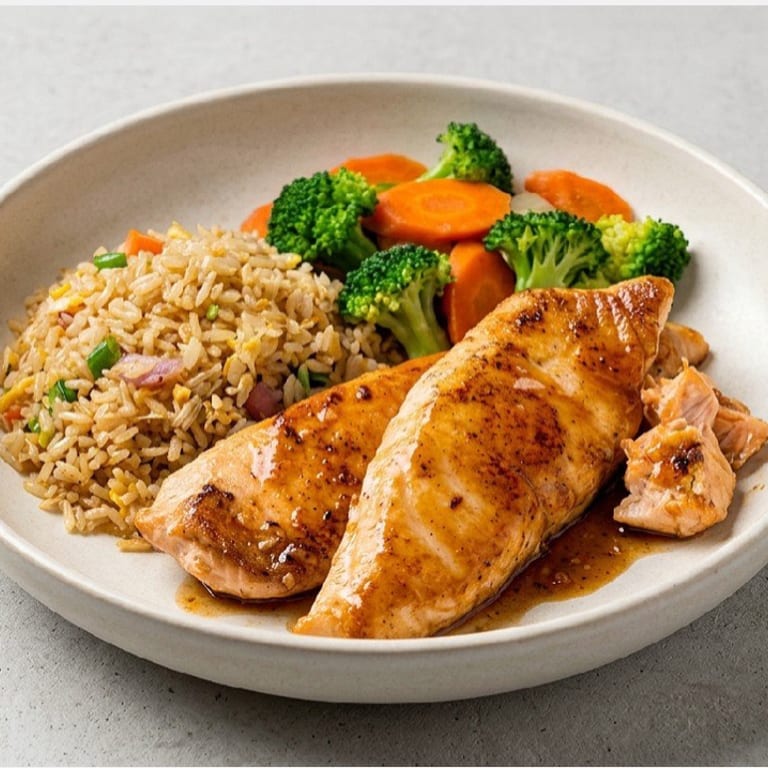 Delicious Hibachi Salmon Experience