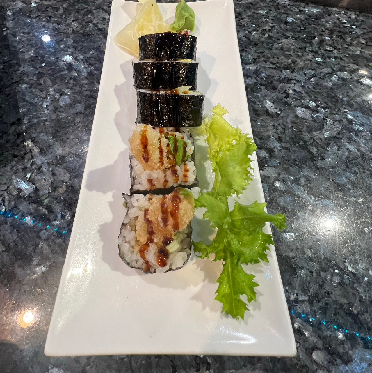 Chicken Tempura Roll.