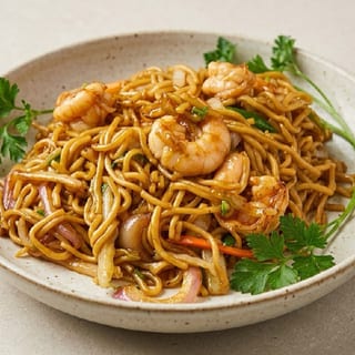 Shrimp Pad Thai or Lo Mein