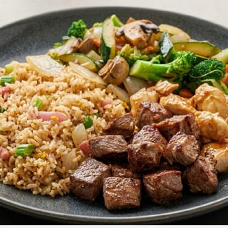 Hibachi Chicken & Steak