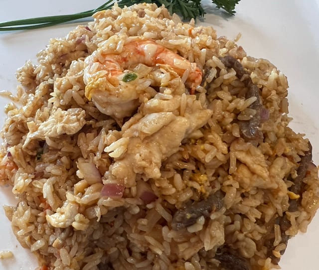 Shrimp or Beef Fried Rice.