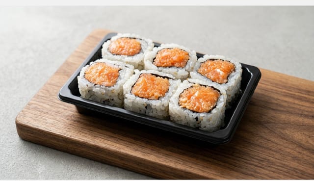 Spicy Salmon Roll.