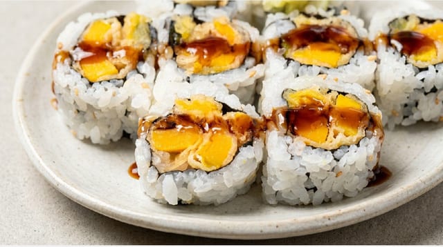 Pumpkin Tempura Roll.