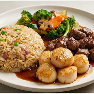 Hibachi Scallop & Steak (Special)