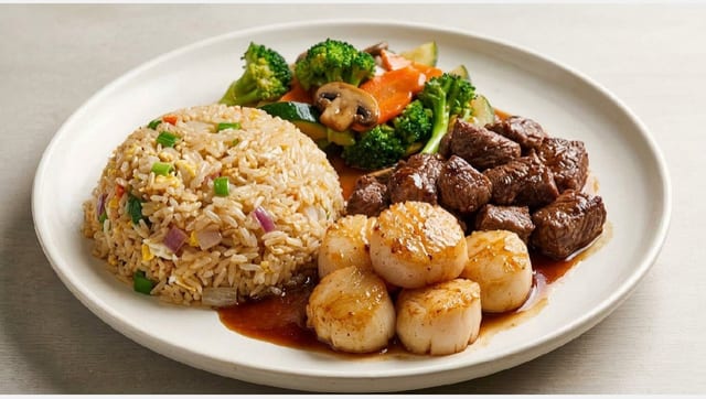 Hibachi Scallop & Steak (Special).