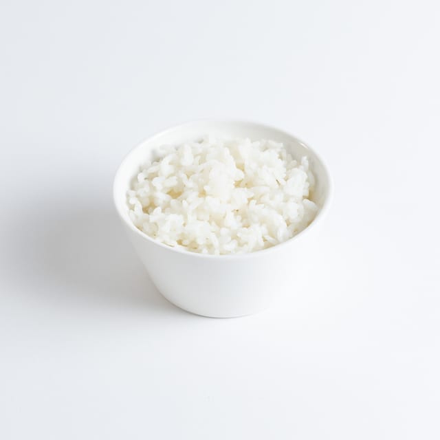White rice.