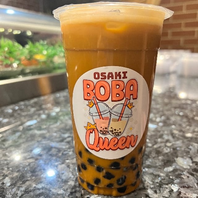 Thai tea w. Bubble.
