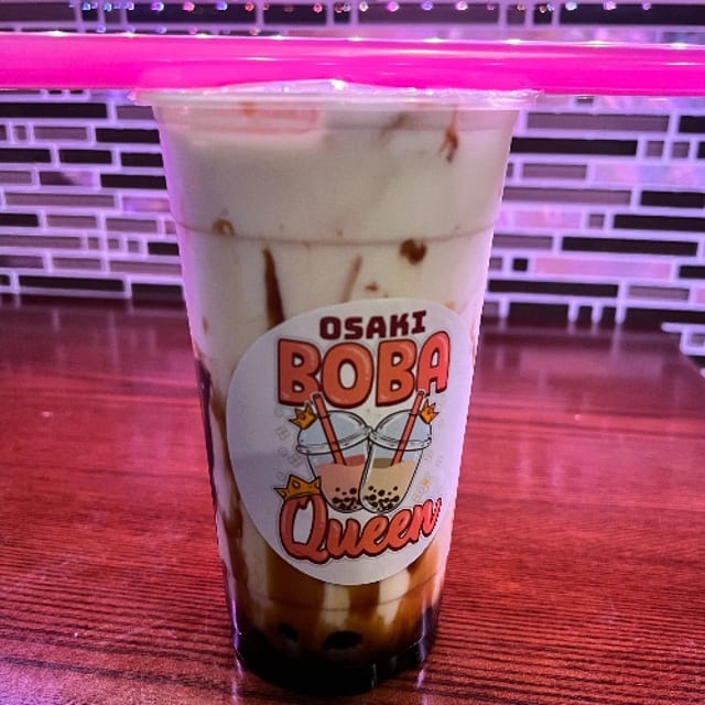 Brown sugar Milk Tea w. Bubble.