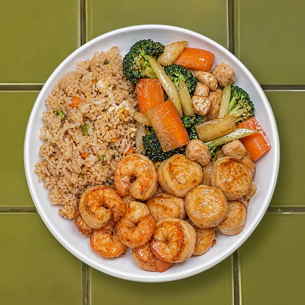 Hibachi Scallop & Shrimp (Special).