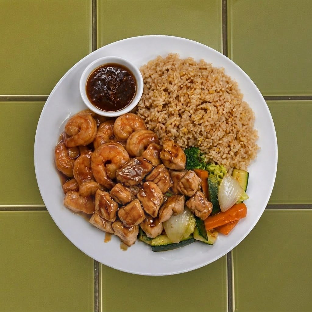 Hibachi Chicken & Shrimp (Special).