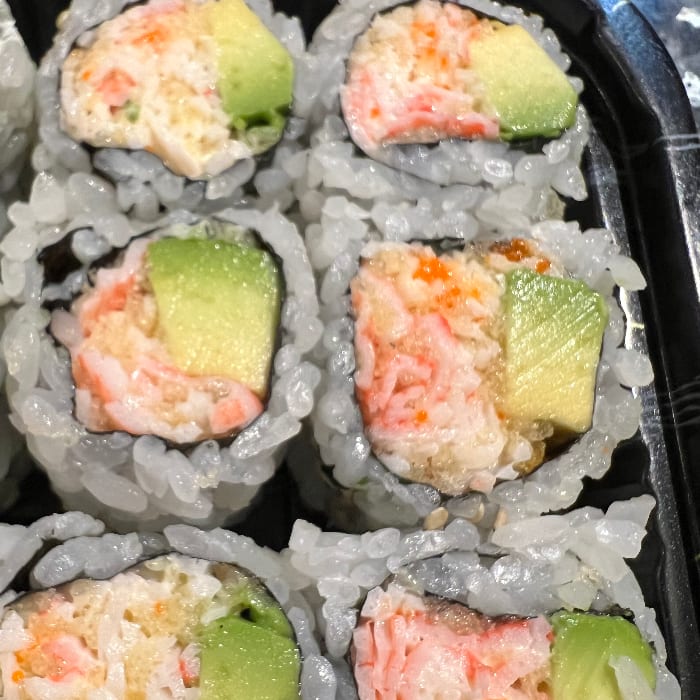 Snow Crab Avocado Roll.