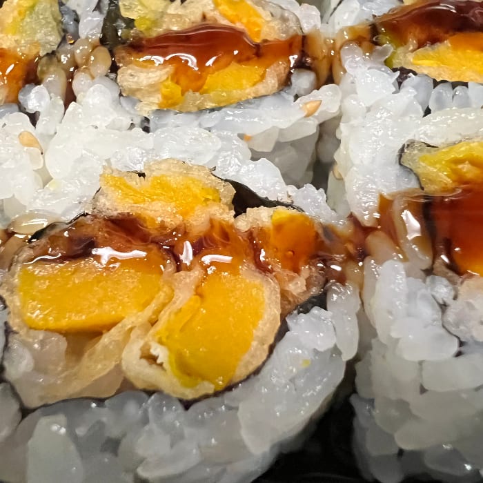Pumpkin Tempura Roll.