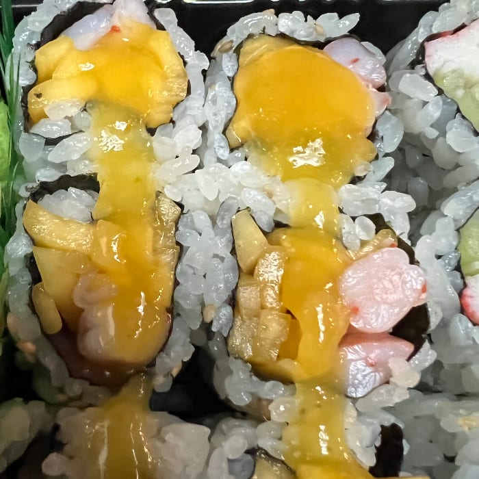 Mango Shrimp Roll.