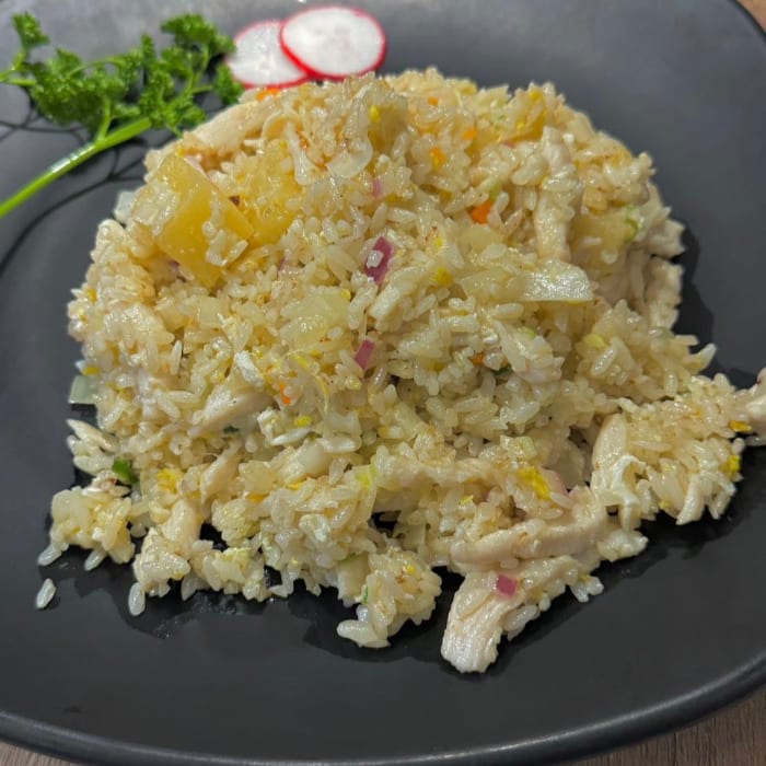 Hawaii Pineapple Chicken Fried Rice.